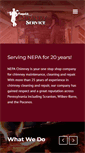 Mobile Screenshot of nepachimney.com
